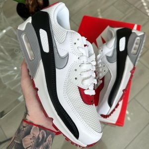 NEW NIKE AIR MAX 90 WHITE RED